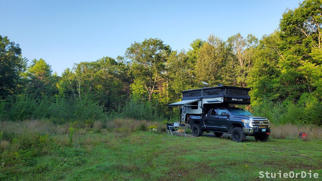 First Campsite in Maine