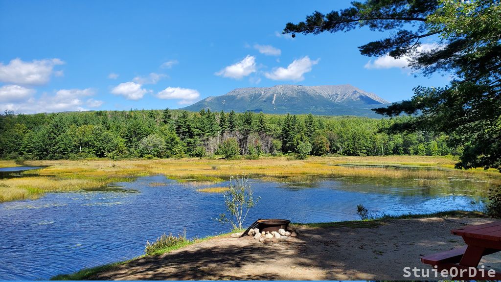 katahdin background campsite